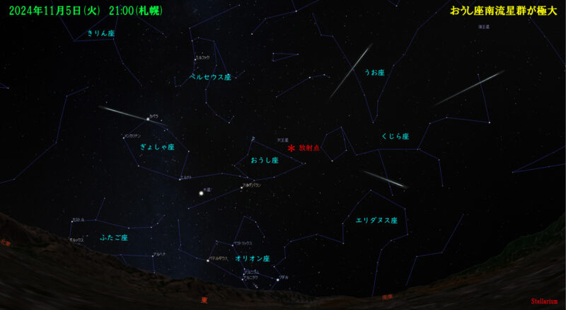 おうし座南流星群が極大