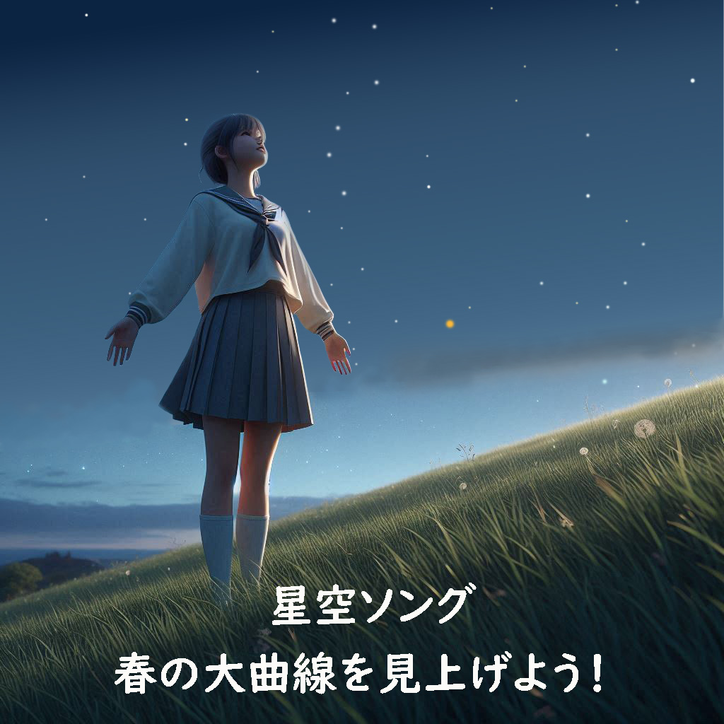 春の大曲線を見上げよう！